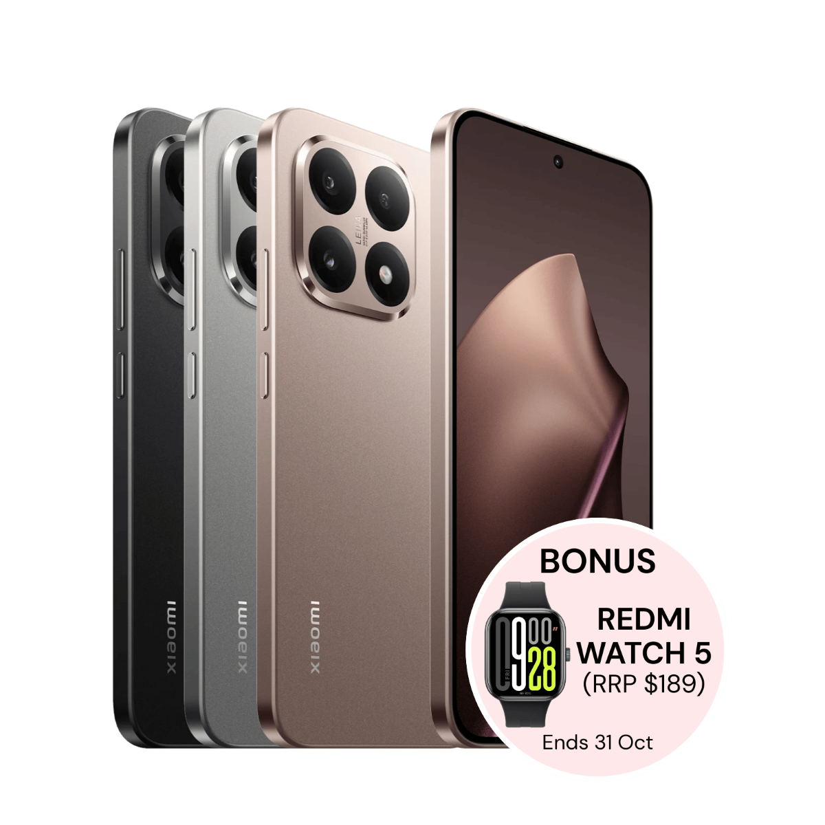 Xiaomi 15T 5G (512GB/12GB, Bonus: REDMI Watch 5, AU Version)