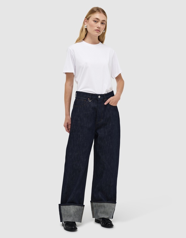 Yoko Baggy Turn Up - Indigo